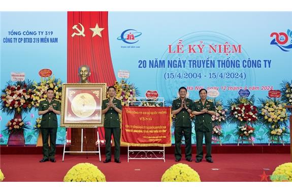 Công ty Cổ phần Đầu tư xây dựng 319 Miền Nam kỷ niệm 20 năm ngày truyền thống (15/4/2004 -15/4/2024)