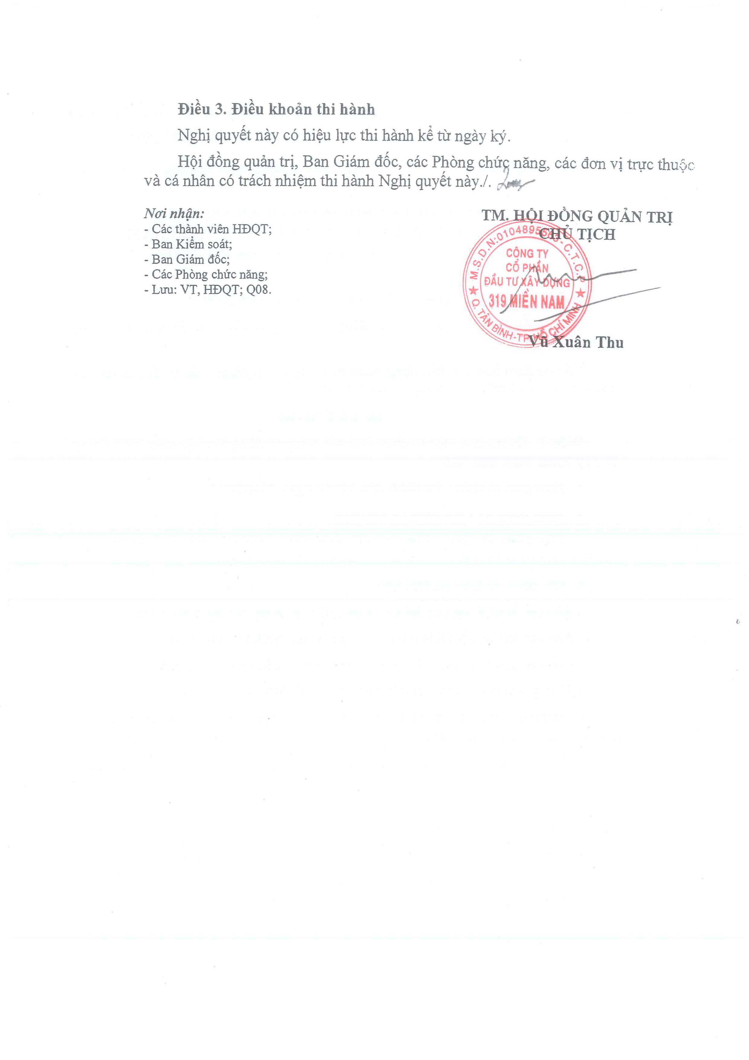 Thông báo tổ chức ĐHĐCĐ thường niên năm 2024